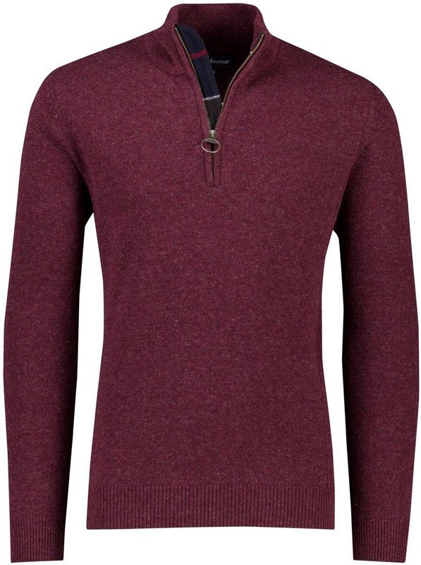 Barbour - Half Zip Trui - Navy - Wol