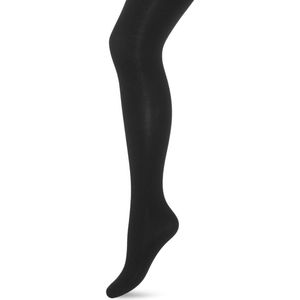 Bonnie Doon Viscose Kasjmier Maillot Dames Zwart maat 36/38 S - 100 Denier - Luxe Kasjmier - Uitstekende pasvorm - Gladde Naden - Soft Cashmere Tights - Heerlijk zacht en Comfortabel - Black - BN651992.101