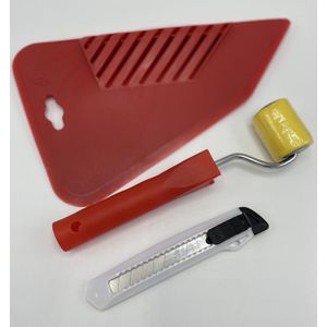 Behangset |  Behangspatel - Afbreek-mes - Behangroller