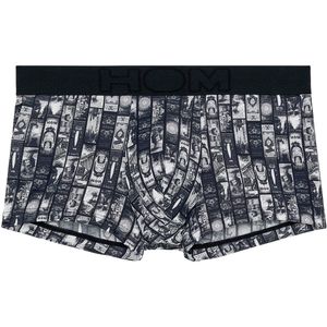 HOM - ROCKCITY - Hotpants - Zwart - Festival-Ticket-Print