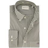 GANT - Reg Classic Poplin Stripe Shirt - Khaki - Heren