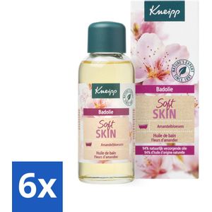 Kneipp - Badolie - Amandelbloesem - Voor droge en gevoelige huid - 100 ml - Voordeelverpakking - 6 stuks
