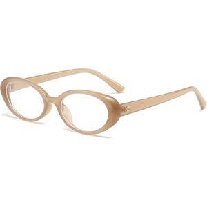 Ovale Blauw Licht Bril voor Vrouwen - Kattenogen Frame tegen Vermoeidheid