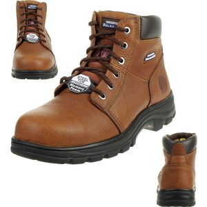 Skechers Work WORKSHIRE Laarzen Heren Bruine Stalen Neus 77009EC