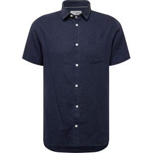 !Solid overhemd allan Donkerblauw-L