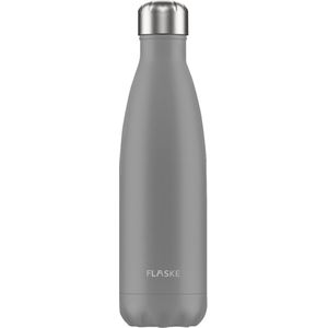FLASKE Stone - RVS Drinkfles van 500ML- Geschikt als waterfles, thermosfles en thermoskan