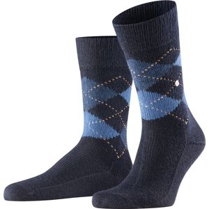 Burlington Preston one-size Zacht En Warm sokken heren blauw - Maat 46-50