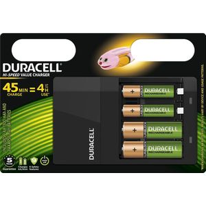 Duracell CEF 14 batterijlader +2x AA