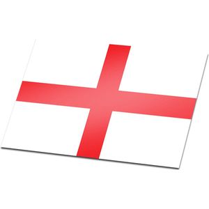 Set van 2 vlagstickers  England - Engeland - Stickers - 6 x 9 cm