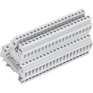 Dual Rij Koperen Rail Bedrading Terminals Blok 500V 32A UKK5 DIN Rail Mount - Elektrische Aansluiting - Goede Geleidbaarheid