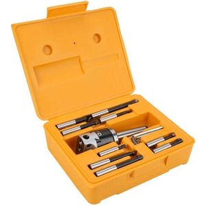 Titel suggestie: 14-delige boorkopset, 1 doos F1-12 boorkopset 50 mm met boorstang 12 mm