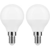 Modee - E14 LED Lamp - Daglicht Wit - LED Globe Mini P45 - 7W - 700 lumen - Vervangt 54W Halogeen Gloeilamp - 2 stuks