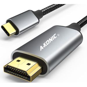 USB C naar HDMI kabel - USB C HDMI kabel - HDMI naar USB C kabel - 4K Ultra HD - Premium