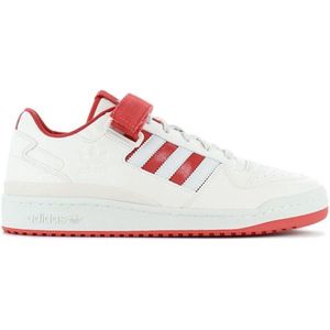 adidas Originals Forum Low - Heren Sneakers Schoenen Wit-Rood GW2043 - Maat EU 38 2/3