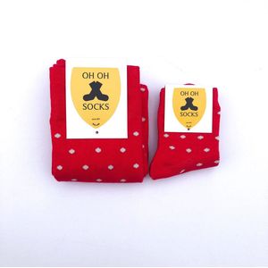 Oh Oh Socks - Rockin' Red - Junior&Senior - dreumes/peuter