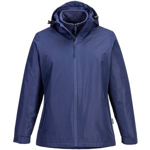 Portwest - Dames 3-in-1 Jack S574 - Marine - Waterdicht Ademend Lichtgewicht