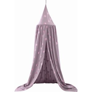 Baldakijn bedhemel voor baby en kinderen - Regenboog Katoen