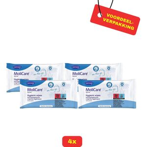 4x Molicare Skin Vochtige Doekjes - 4x 50 stuks - Voordeelverpakking!