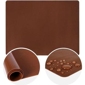 Bakmat antislip anti-aanbak uitrolmat deegmat 60 x 50 cm - Siliconen