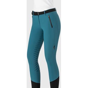 Equiline Knie Grip Dames Rijbroek B-Move Tealblauw Maat : IT44/EU40
