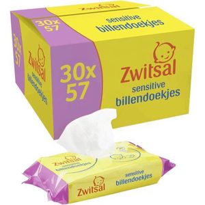 Zwitsal Sensitive Billendoekjes 1710 Babydoekjes 30 x 57 stuks