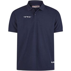 Tk Hockey Saloniki Junior Polo Met Korte Mouwen Blauw 92 cm Jongens