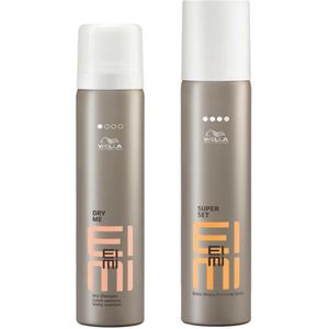 Wella EIMI Dry Me Dry Shampoo 65ml + Super Set Hairspray 75ml