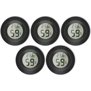 Digitale Thermometer en Hygrometer voor Binnen - Mini LCD Temperatuur en Vochtigheidsmeter voor Babykamer, Interieur en Kantoor