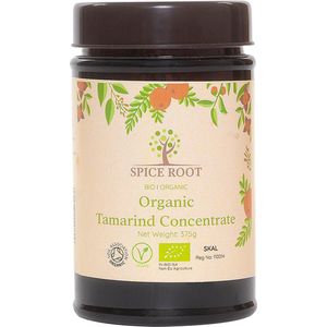 Spice Root Biologisch Tamarindeconcentraat 375g (Organic Tamarind Concentrate 375g) - Gecertificeerd Biologisch, Premium Kwaliteit | Veganistisch | Geen Additieven + Superieure Smaak