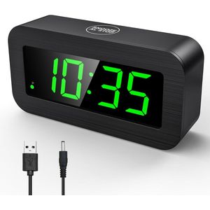 Lexium Wekkerradio Op Netstroom - Klokradio - Wekkerradio - Klokradio Met Wekker - Wekkerradio Dab - Wekker Dab Radio