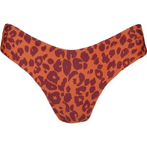 Barts High Leg Bikinibroekje Des Oranje/Rood