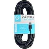Grab n Go USB-A naar USB-C Kabel 2 Meter - Zwart