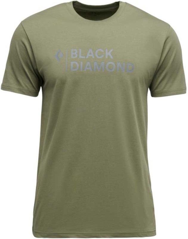 Black Diamond - Mini Stacked - T-shirt - Groen - Korte Mouwen