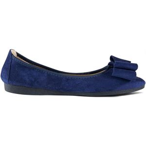 Provento - Comfortabele ballerina's voor dames in het zwart met puntige neus