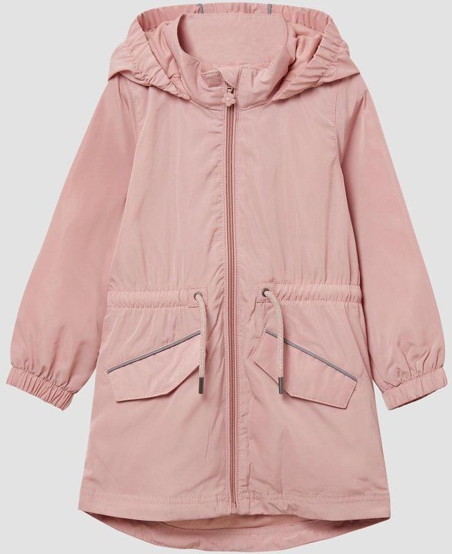 Mantel - Gemusterd - Outdoor - Reflecterende Details - Fleece Voering