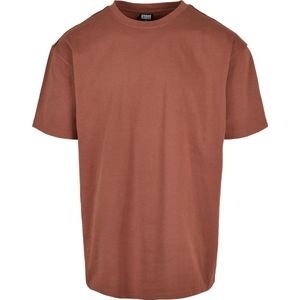 Urban Classics - Heavy Oversized Heren T-shirt - Bruin