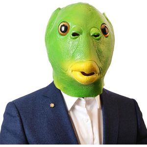 Vismasker dierlijk latex volledig hoofd realistisch masker voor Halloween, carnaval en kostuumfeest.