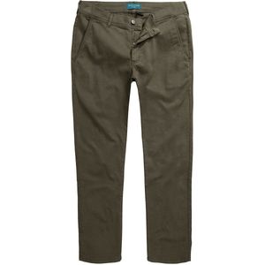 Boston Park - Heren - Boston Park chinobroek FLEXLASTIC® Buik-Fit Regular Fit - Olijfgroen - Maat 70