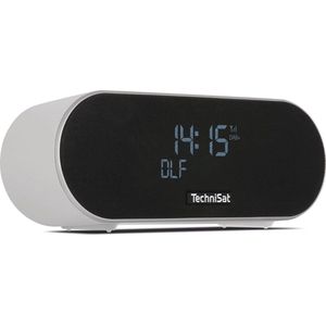 Premium stereo wekkerradio met bluetooth en USB-oplaadfunctie - DAB+ en FM, dubbel alarm, lichtsensor, snooze