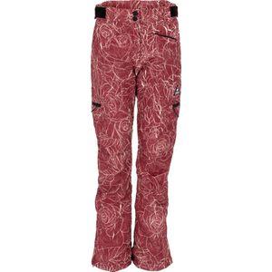 Rehall KYLE-R Dames Wintersportbroek Rood L - Skibroek - Snowboardbroek - Gewatteerde Broek