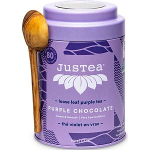 Purple Chocolate-Justea-Losse thee-Chocola-Fairtrade-Kado