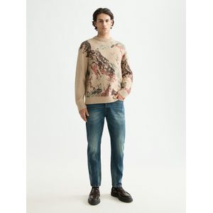 Scotch & Soda - Mountain - Sweater - Multicolour - Loose Fit - 100% Biologisch Katoen