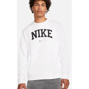 Nike Sportswear Sweater - Retro Logo - Fleece - Wit - XXL