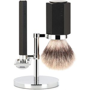 Muhle scheerset Hexagon S31MHXG - Synthetisch - Graphite