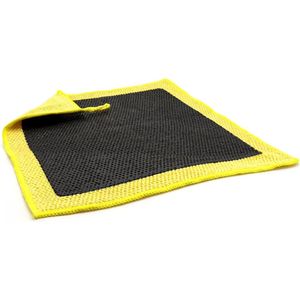 Autowas modderdoek - Autowashandschoen Autodetailing - Autoreinigingstool - 12 inch - Synthetische kleivlekverwijderaar Klei-scrubber - voor autodetailing, krasvrije autoverzorging, detailpolijsten (geel)