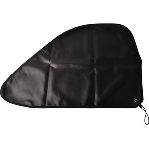 Zwarte disselhoes 87x55 cm - PU materiaal - inclusief elastiek