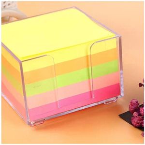 Office cubes gekleurd papier