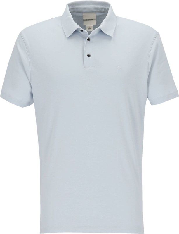 Calvin Klein - Supima Regular Polo - Lichtblauw - Heren Poloshirt