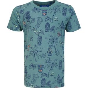 Someone Jongens t-shirt - Breaking-SB-02-B - Donker mint blauw