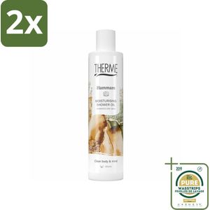 Therme - Moisturising Hammam - Doucheolie - Hydraterend - Verzorgend - 250ml - Voordeelverpakking - 2 stuks - Droge huid - Oosterse doucheolie